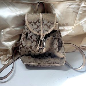 Authentic coach backpack